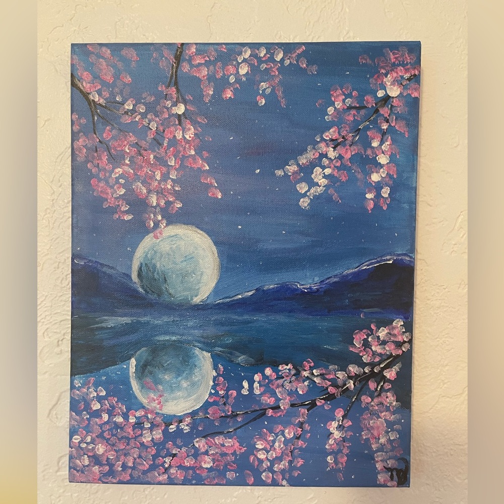 Original Acrylic Art. 14x11in. Acrylic on Canvas. - Picture 1 of 2